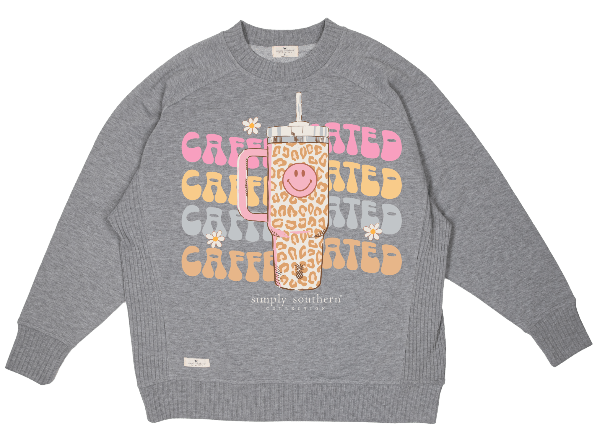 SIMPLY SOUTHERN CAFFEINATED SWEATSHIRT - The Bronze Butterfly