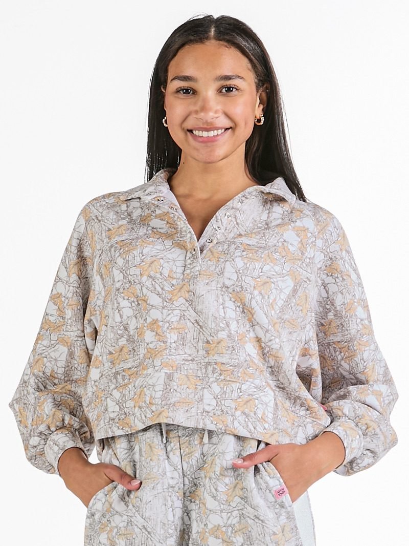 Simply Southern Camo Polo Pull Over - The Bronze Butterfly