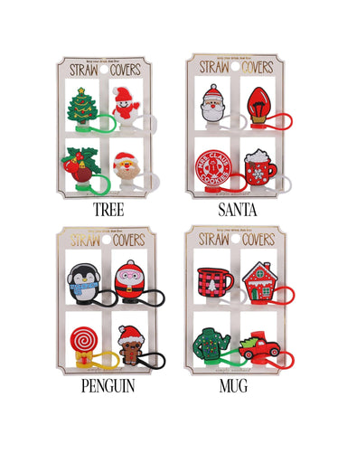 Simply Southern Christmas Straw Covers - The Bronze Butterfly