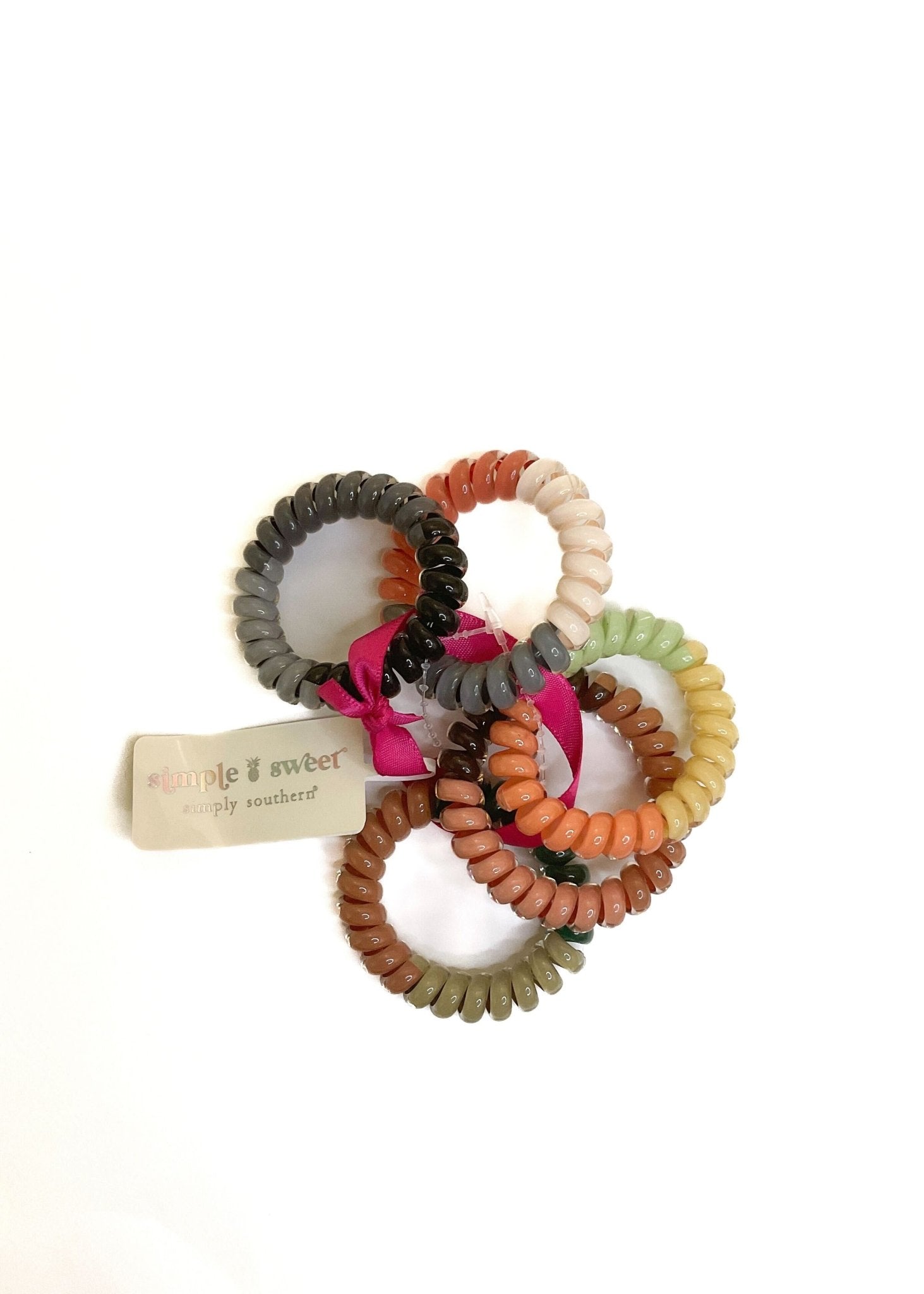 Simply Southern Coiled Hair Ties Set - The Bronze Butterfly