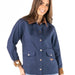 Simply Southern Darling Printed Barn Jacket in Navy - The Bronze Butterfly