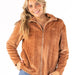 Simply Southern Elsie Zip-Up Jacket in Mocha - The Bronze Butterfly