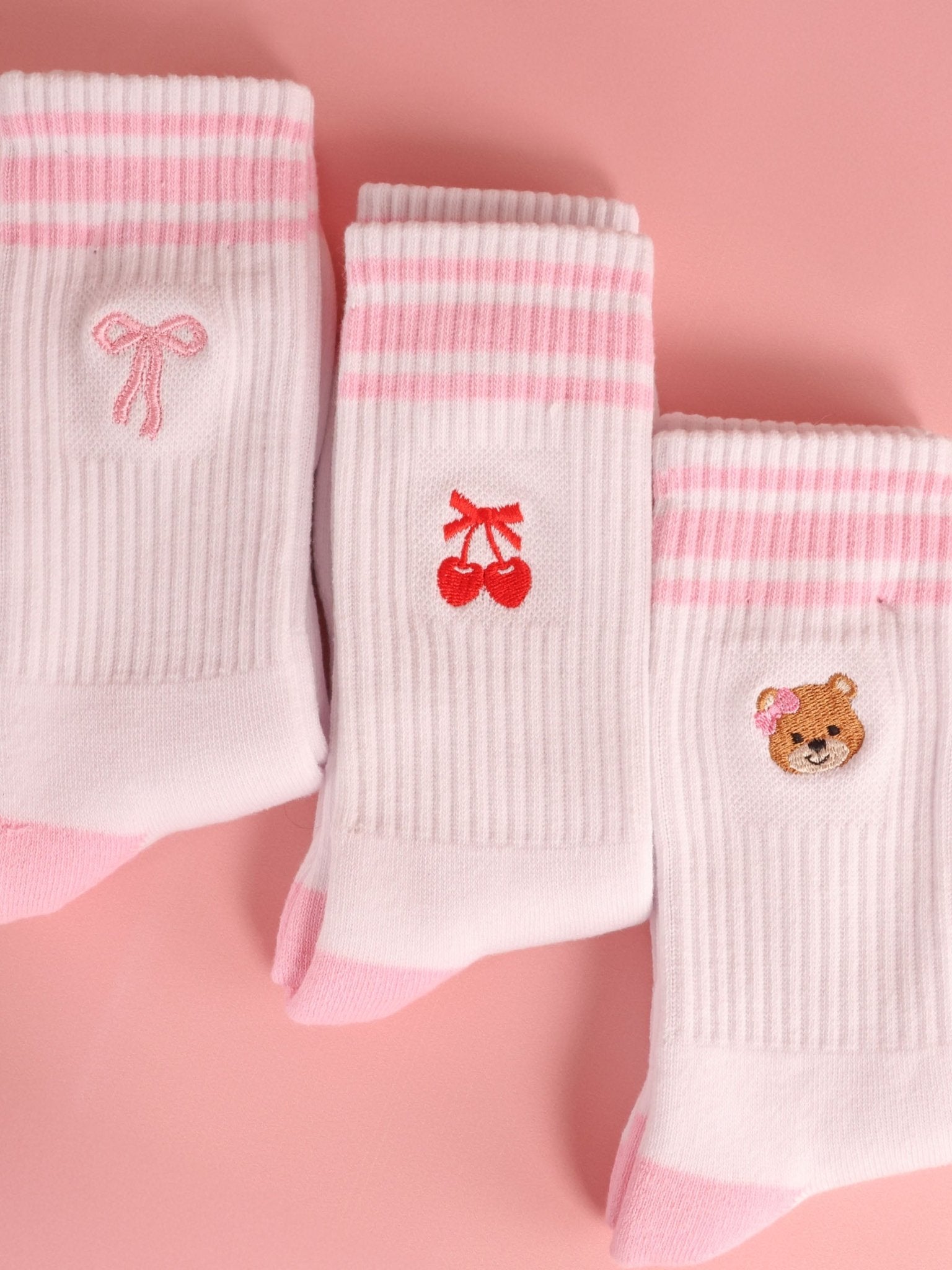 Simply Southern Embroidered Crew Socks - The Bronze Butterfly