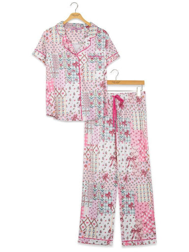 Simply Southern Everyday Simply Soft Pajama Set - Quilted Ribbon - The Bronze Butterfly