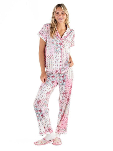 Simply Southern Everyday Simply Soft Pajama Set - Quilted Ribbon - The Bronze Butterfly