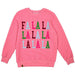 Simply Southern FA LA LA Braided Holiday Long Sleeve Sweater - The Bronze Butterfly