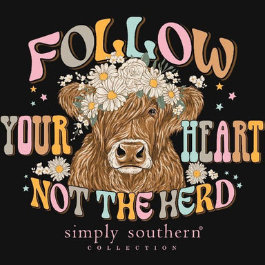 Simply Southern Follow Your Heart Not The Herd Long Sleeve - The Bronze Butterfly