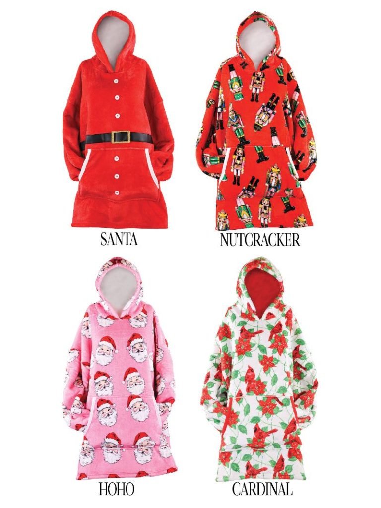 Simply Southern Holiday Hoodie Poncho - The Bronze Butterfly