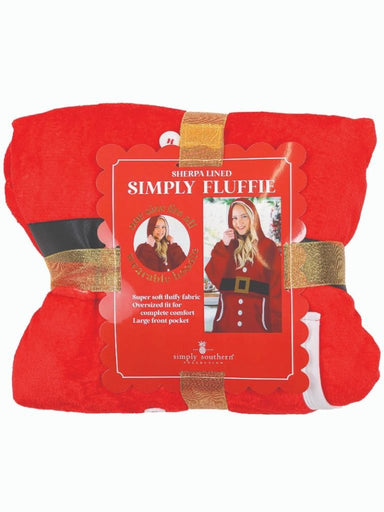 Simply Southern Holiday Hoodie Poncho - The Bronze Butterfly