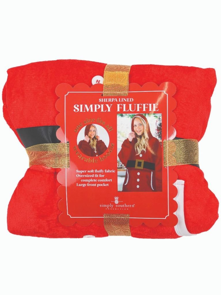 Simply Southern Holiday Hoodie Poncho - The Bronze Butterfly