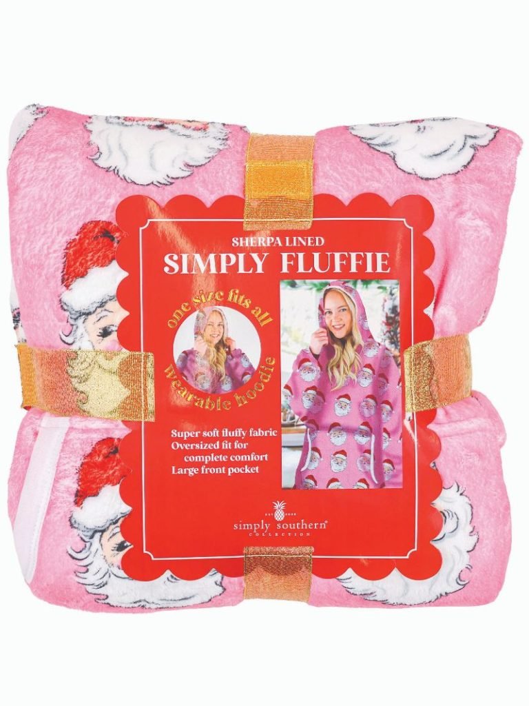 Simply Southern Holiday Hoodie Poncho - The Bronze Butterfly