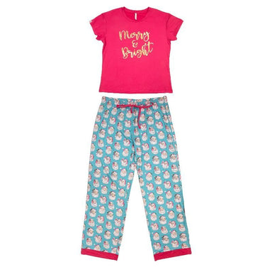 Simply Southern Holiday PJ Pants & T-Shirt Set Women's - The Bronze Butterfly