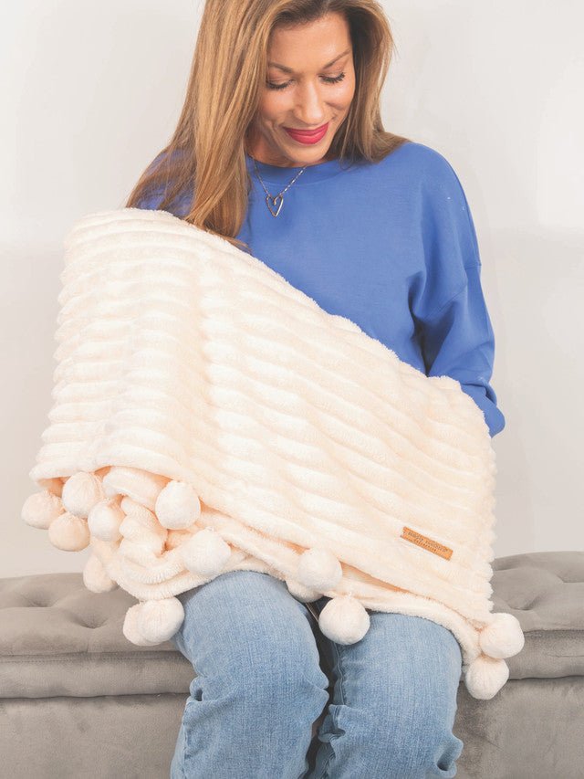 Simply Southern Luxe Throw Blanket - The Bronze Butterfly