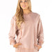 Simply Southern Mineral Wash Crewneck Sweatshirt in Fawn - The Bronze Butterfly