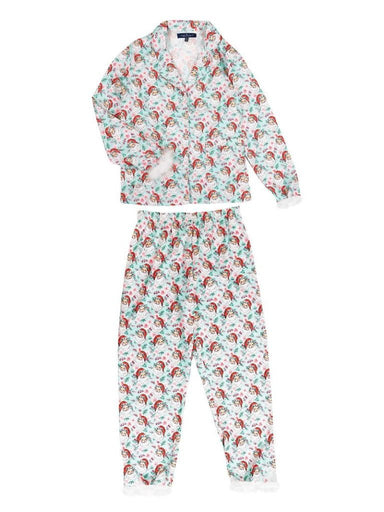 Simply Southern Pajama Set with Feather Trim - The Bronze Butterfly