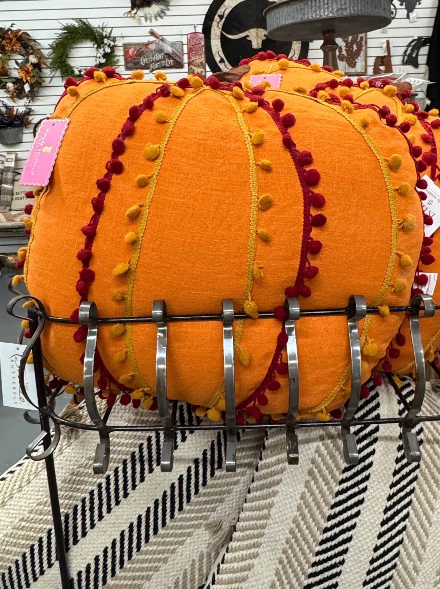 Simply southern pumpkin pillow - The Bronze Butterfly