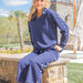 Simply Southern Quilted Pearl V-Neck Top - The Bronze Butterfly