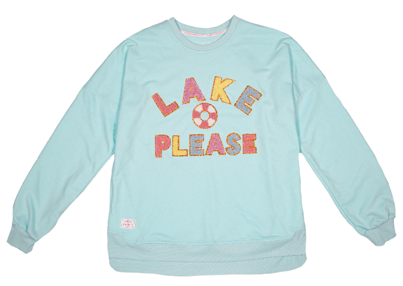 Simply Southern Sparkle Chenille Letter Pullover - The Bronze Butterfly