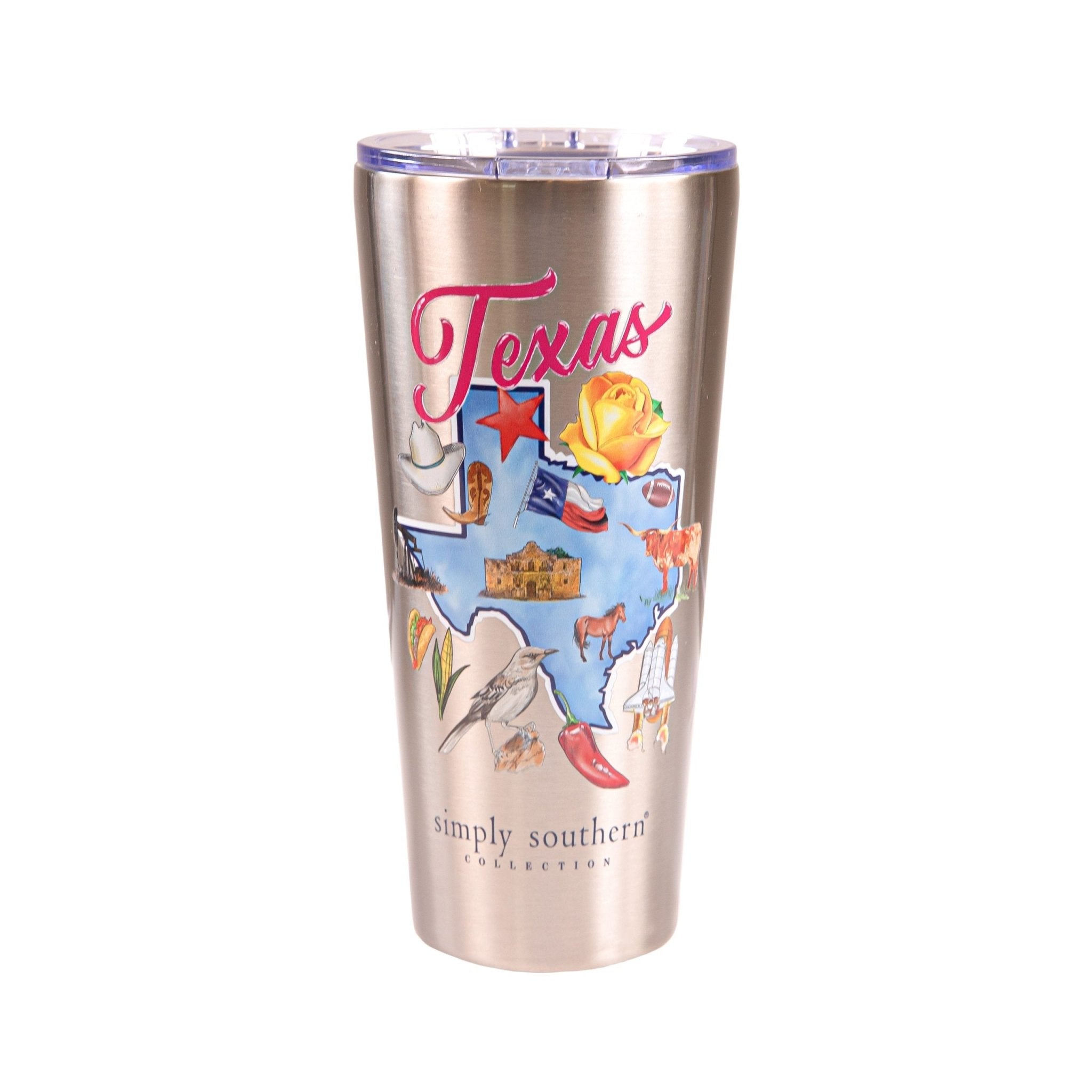 Simply Southern Texas State Tumbler - The Bronze Butterfly