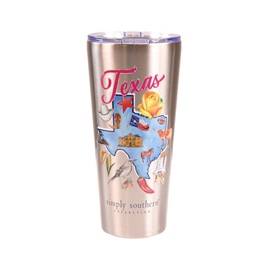 Simply Southern Texas State Tumbler - The Bronze Butterfly