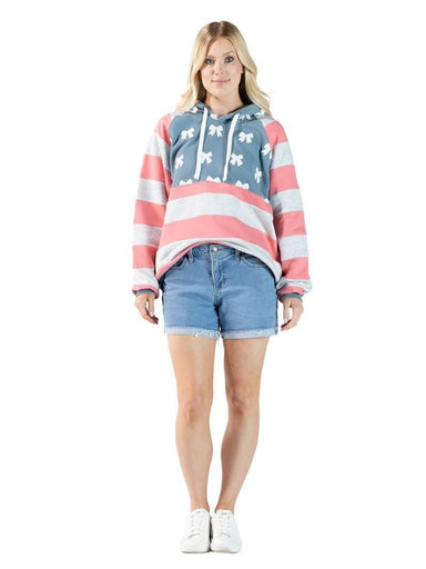 Simply Southern USA Patchwork Hoodie - The Bronze Butterfly