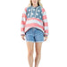 Simply Southern USA Patchwork Hoodie - The Bronze Butterfly