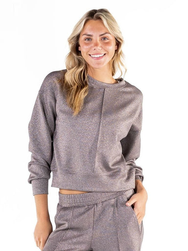Simply Southern Violet Pintuck Pullover - The Bronze Butterfly