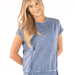 Simply Southern Washed Modal Jersey Tee in Blue - The Bronze Butterfly
