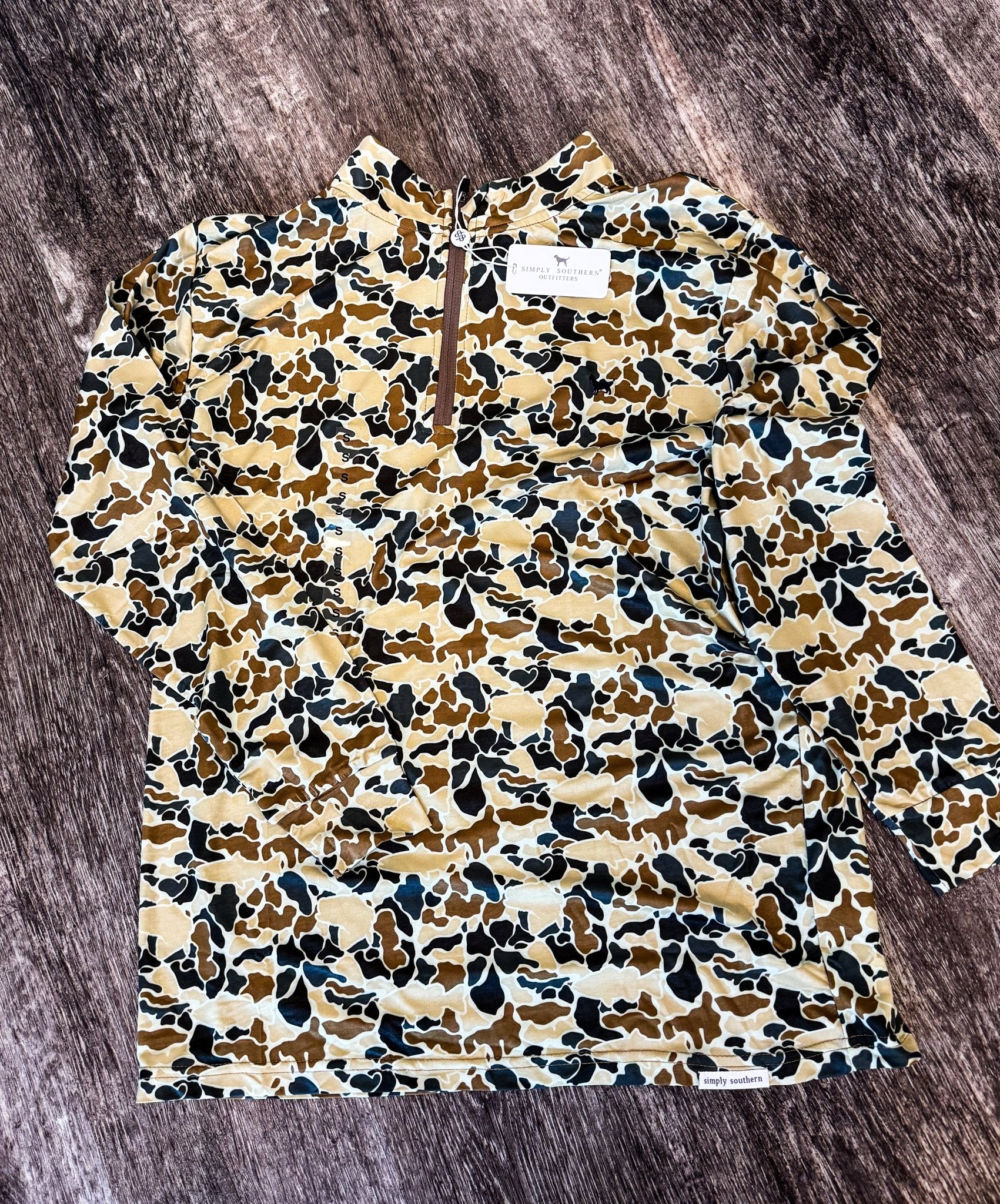 Simply Southern Wesley Quarter Zip - The Bronze Butterfly