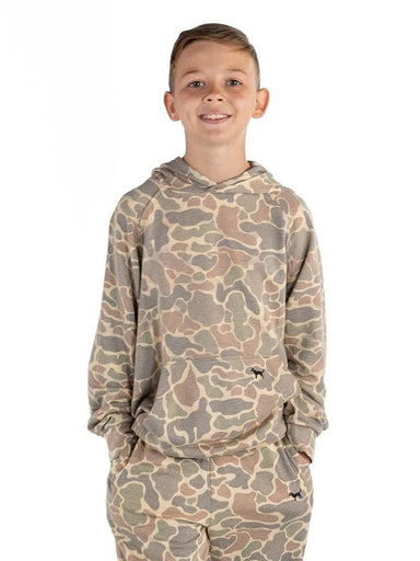 Simply Southern Youth Boys Performance Fleece Camo Hoodie - The Bronze Butterfly