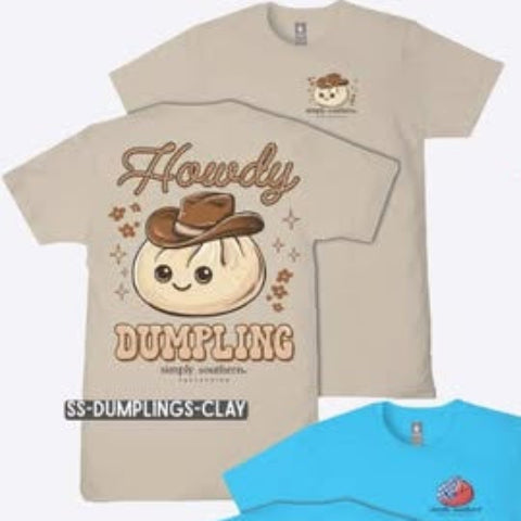 Four colorful t-shirts with various designs and text on a white background with decorative elements.
