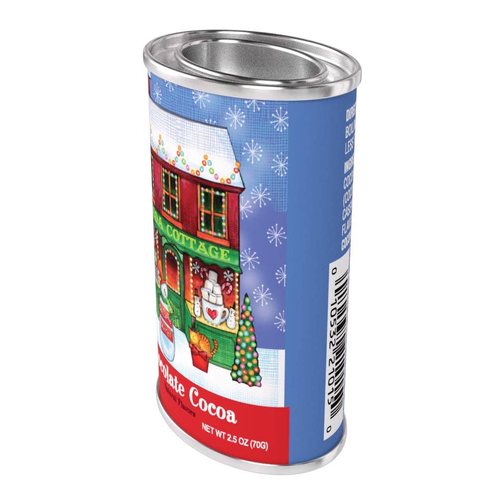 Snow Village Chocolate Cocoa (2.5oz Tins) - The Bronze Butterfly