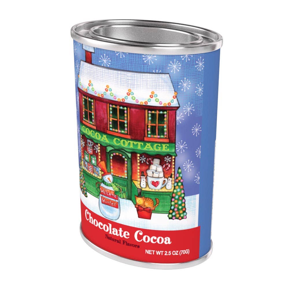 Snow Village Chocolate Cocoa (2.5oz Tins) - The Bronze Butterfly