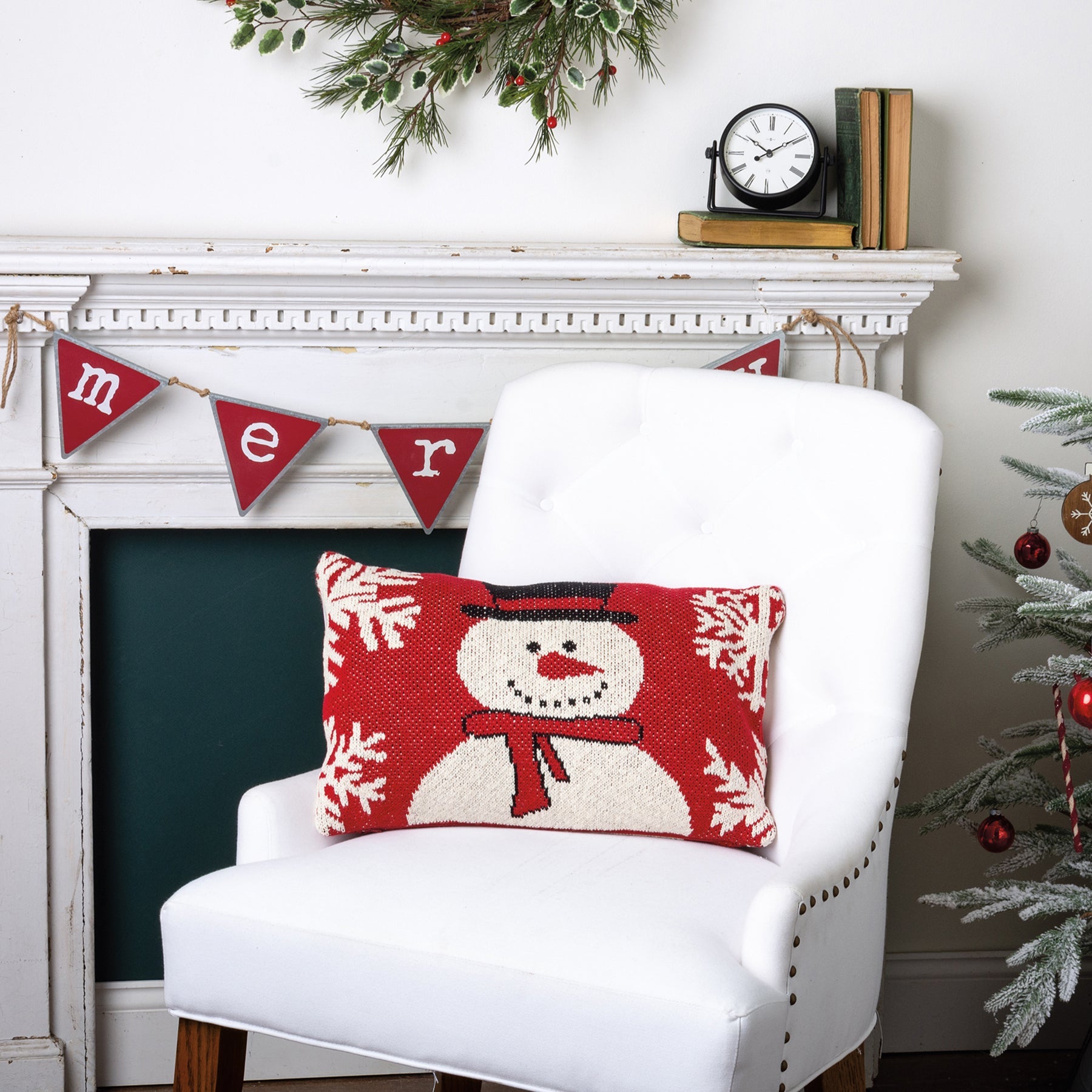 SNOWMAN PILLOW - The Bronze Butterfly