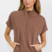 So Chic Sofie Soft Half Zipper Top - The Bronze Butterfly