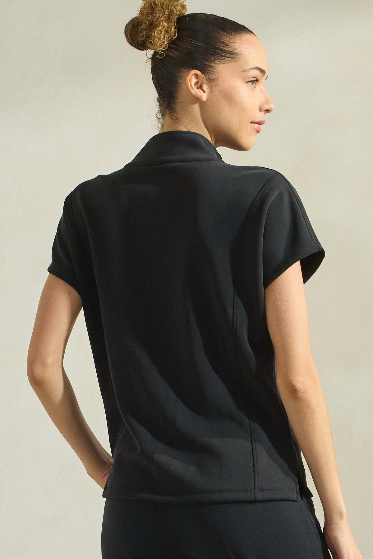 So Chic Sofie Soft Half Zipper Top - The Bronze Butterfly