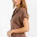 So Chic Sofie Soft Half Zipper Top - The Bronze Butterfly