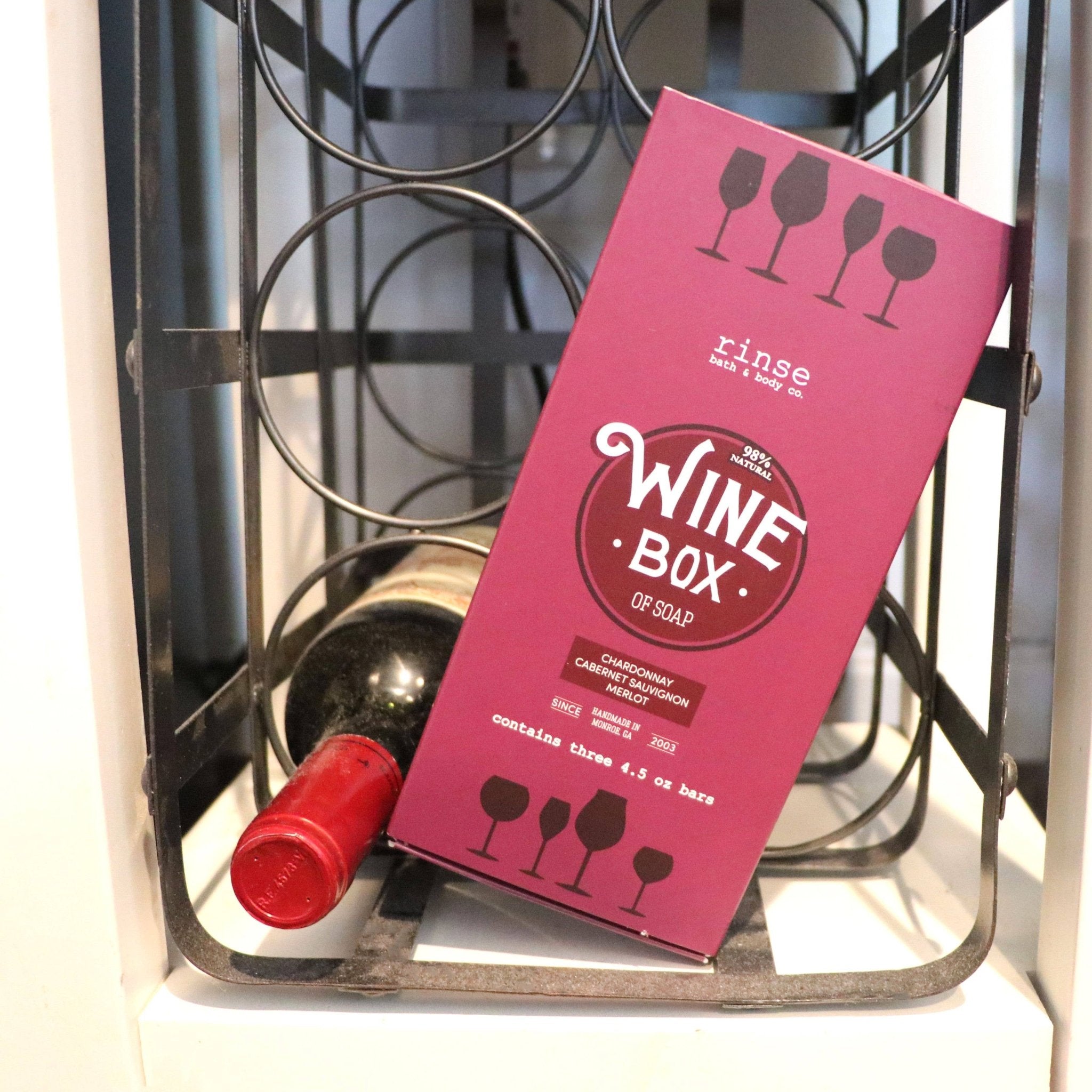 Soap Wine - Box of Wine Soap (3 bars) - The Bronze Butterfly