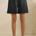 Sofie Black Stretch Shorts - The Bronze Butterfly