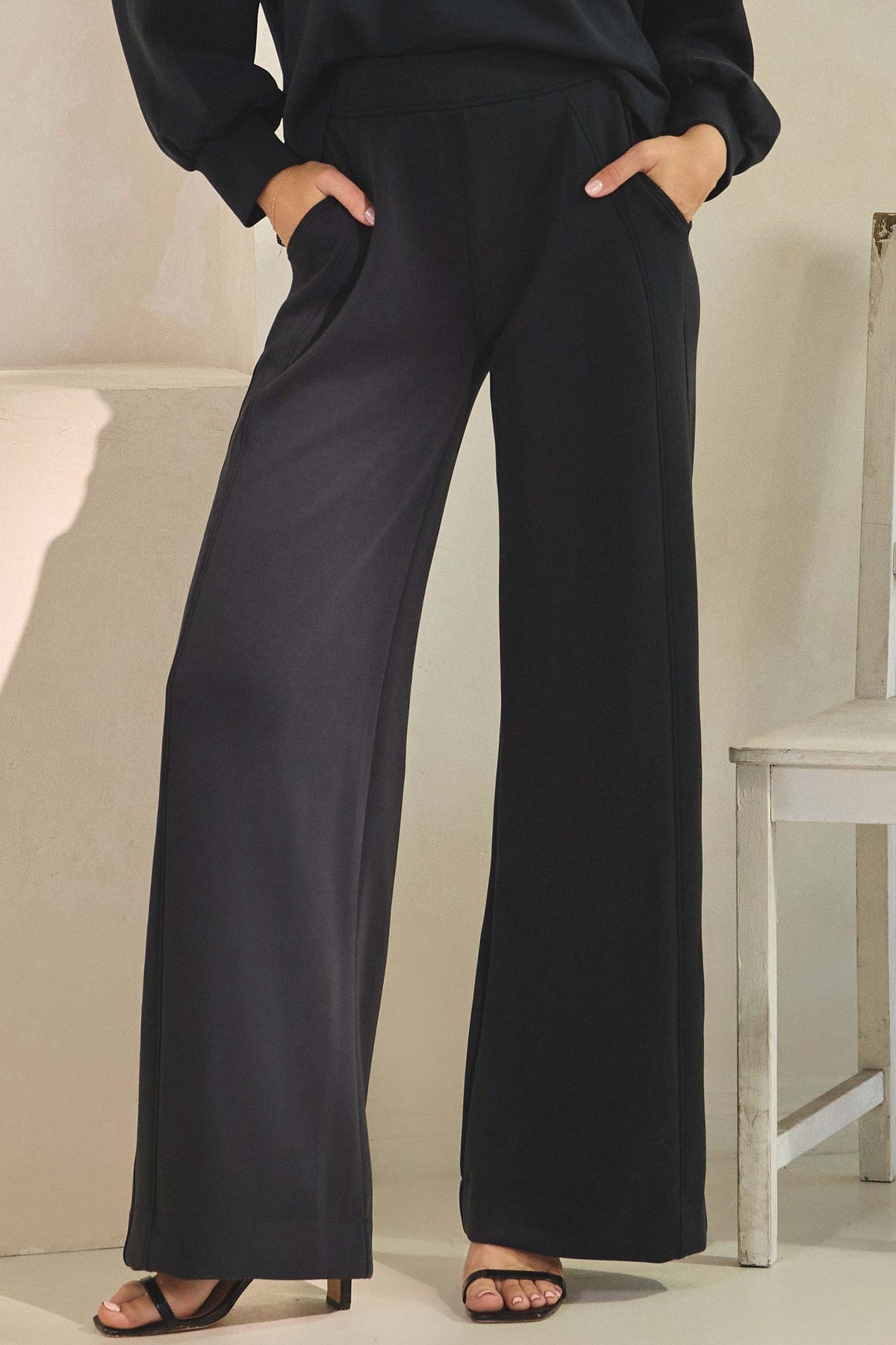 Sofie Soft Wide Leg Pants - The Bronze Butterfly