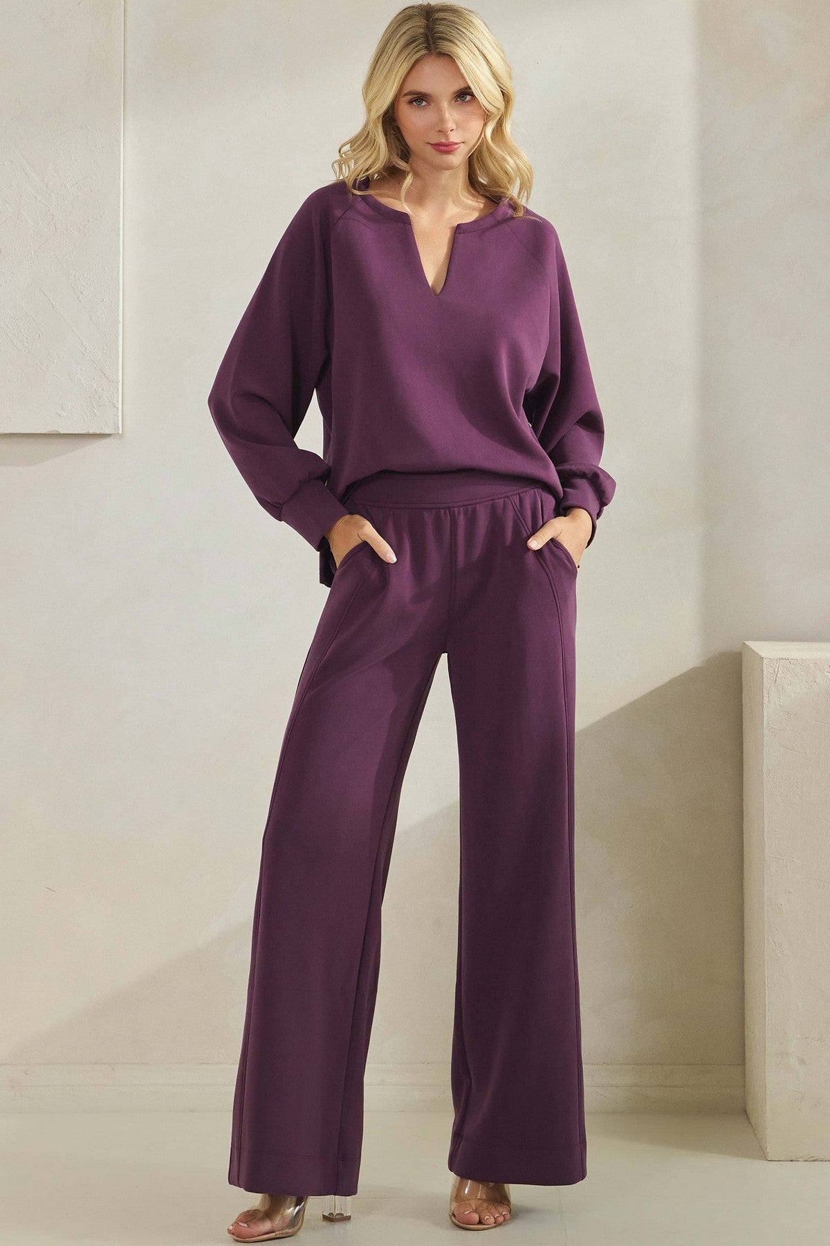 Sofie Soft Wide Leg Pants - The Bronze Butterfly