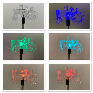 Solar powered acrylic stake - The Bronze Butterfly