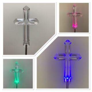 Solar powered acrylic stake - The Bronze Butterfly