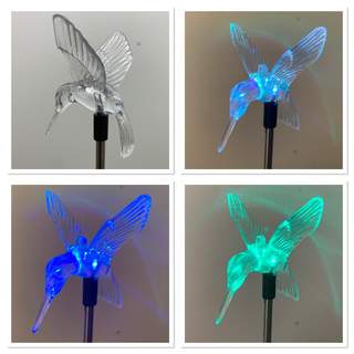 Solar powered acrylic stake - The Bronze Butterfly