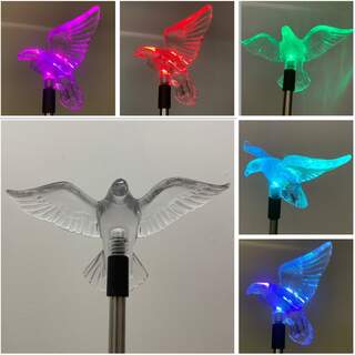 Solar powered acrylic stake - The Bronze Butterfly