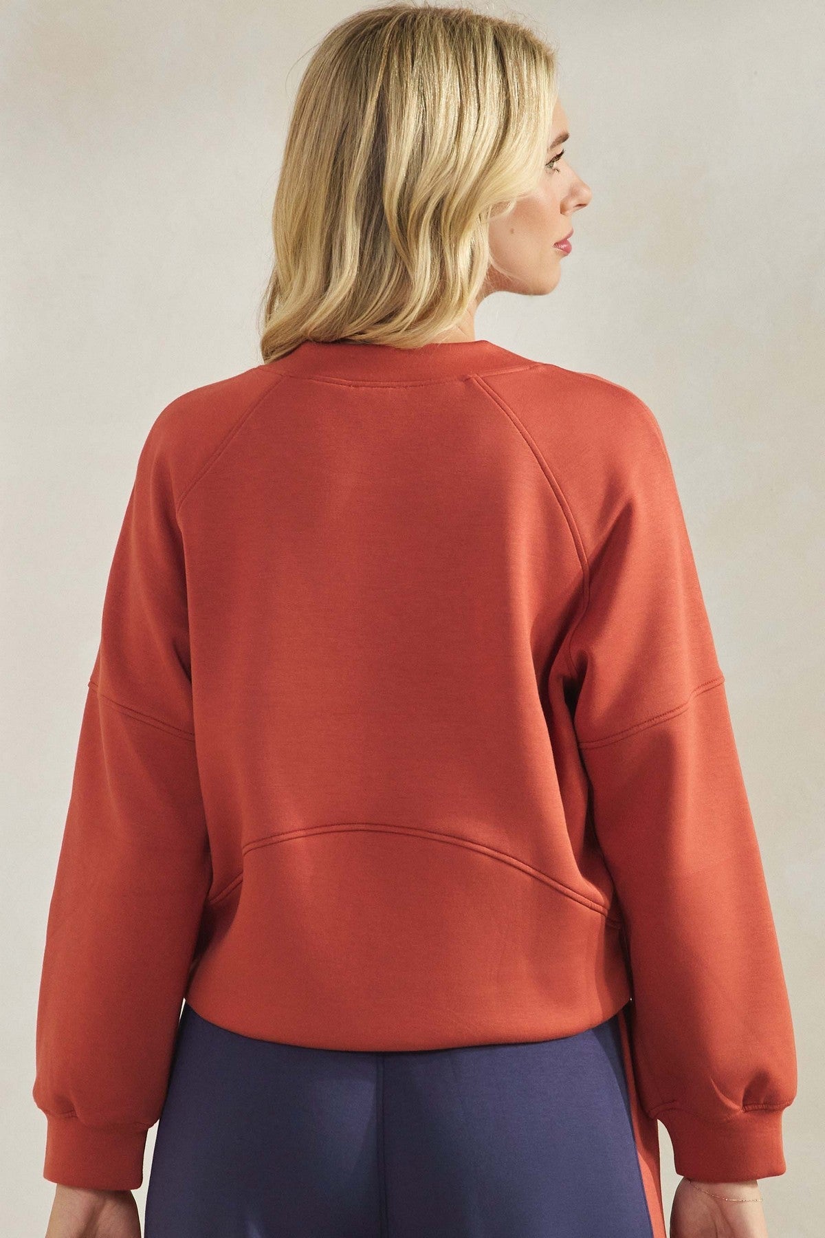 Solid Crewneck UltraComfy Short Top - The Bronze Butterfly