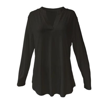 Solid Silky Tunic - The Bronze Butterfly