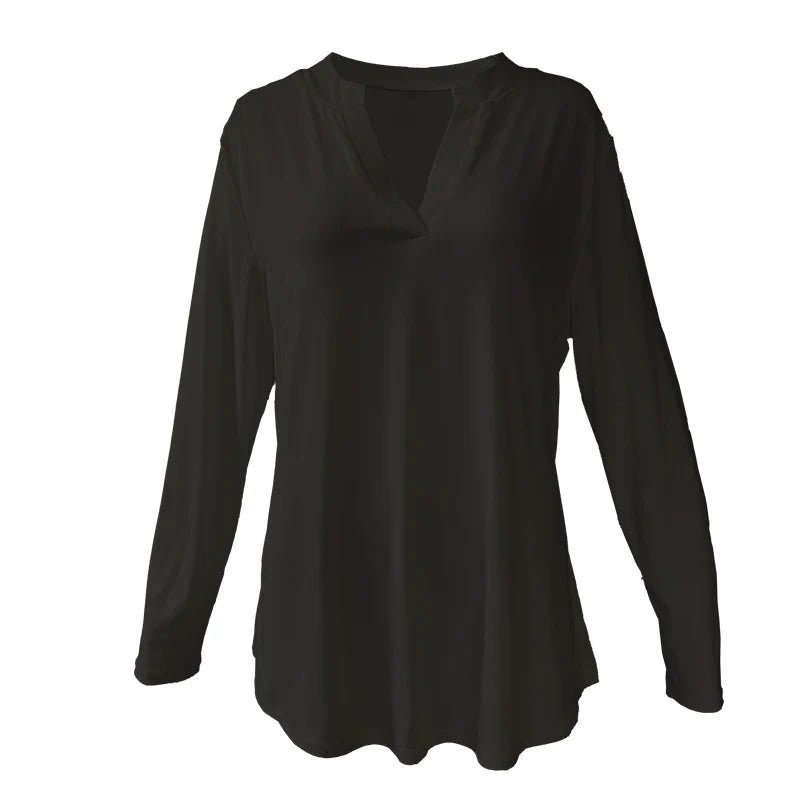 Solid Silky Tunic - The Bronze Butterfly
