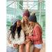 Solid Waffle Stitch Fur Pom C.C Beanie - The Bronze Butterfly