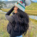 Southwestern Faux Fur Pom C.C Beanie - The Bronze Butterfly
